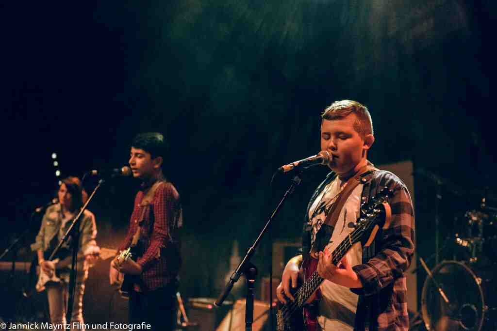 Blue Lights beim Schulrockfestival